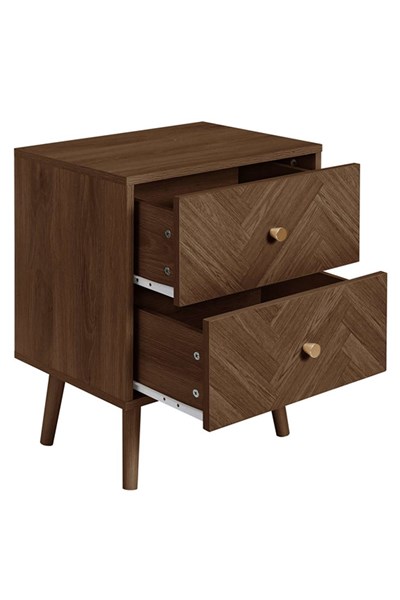 Herringford 2 Drawer Bedside