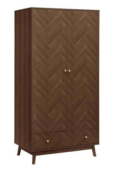 Herringford 2 Door 1 Drawer Wardrobe