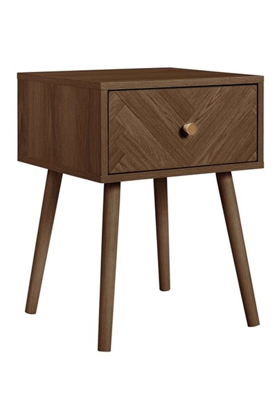 Herringford 1 Drawer Bedside