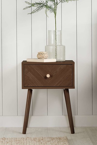 Herringford 1 Drawer Bedside
