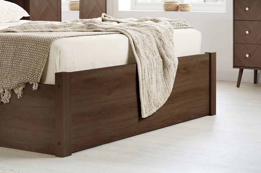 Herringford Wooden Ottoman