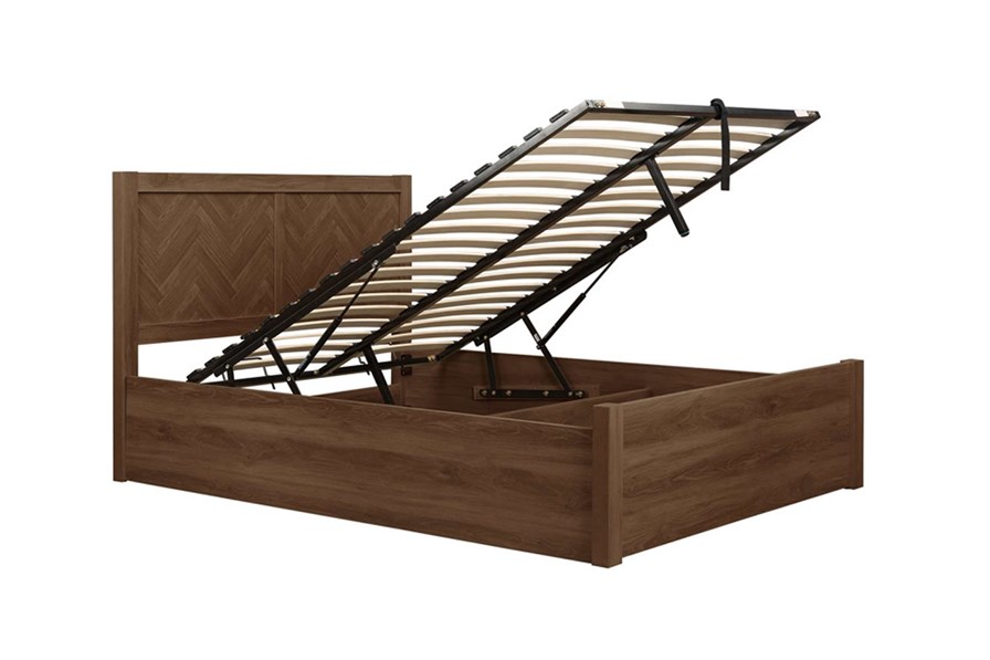 Herringford Wooden Ottoman