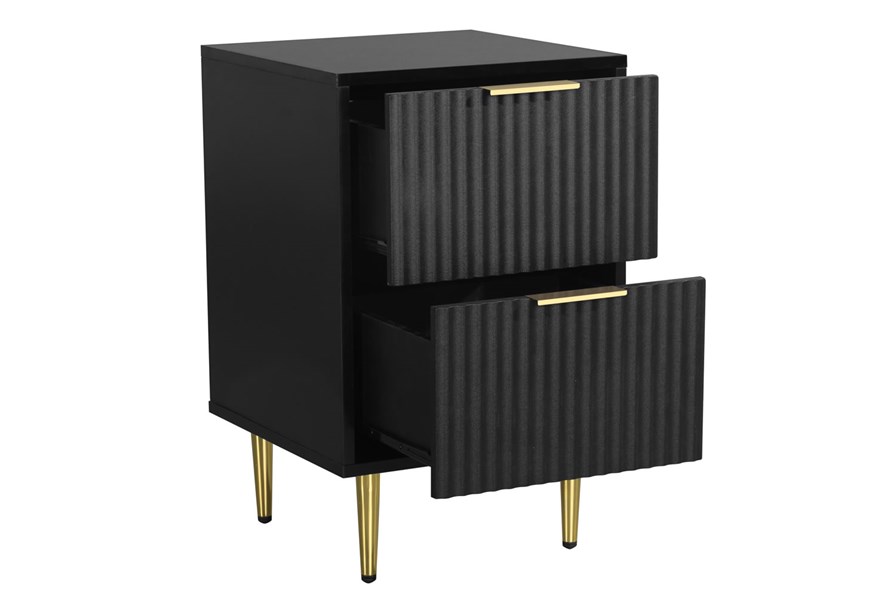 Zara 2 Drawer Bedside