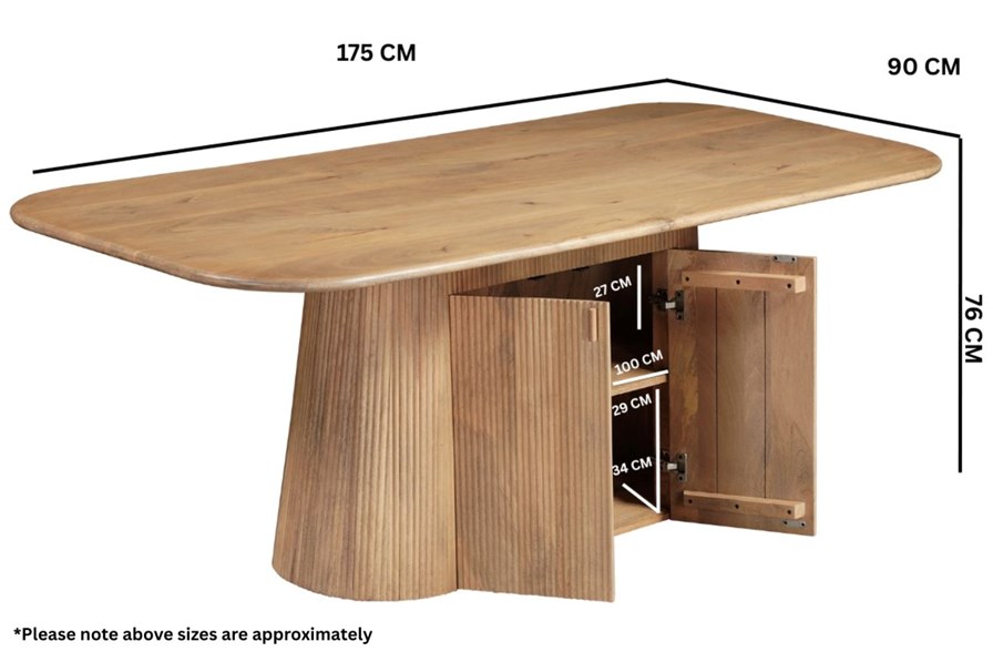 Austin Solid Wood Dining Table