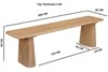 Austin Solid Wood Dining Bench