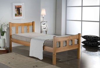 Miami Wooden Bed - 3'0'' Single