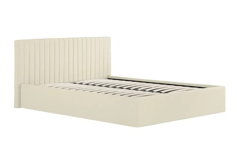 Bremen 4'6'' Double Mink Fabric Ottoman Bed Frame