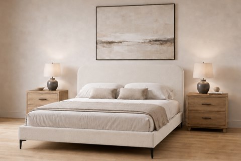 Albany 5'0'' King Fabric Bed Frame