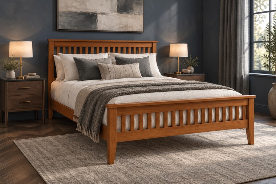 Freya Wooden Bed Frame