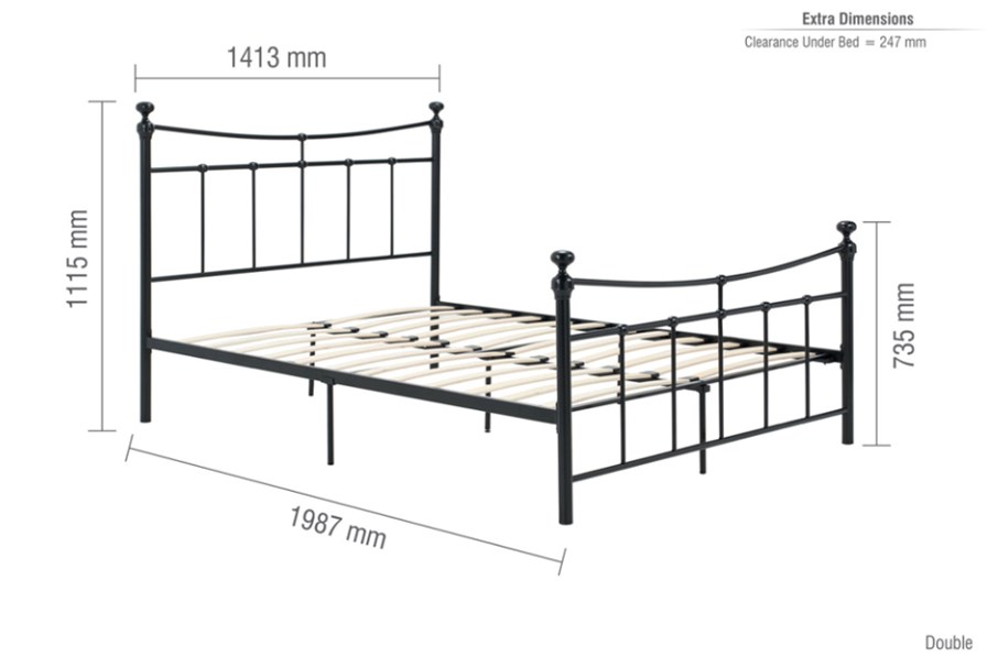 Emily Metal Bed