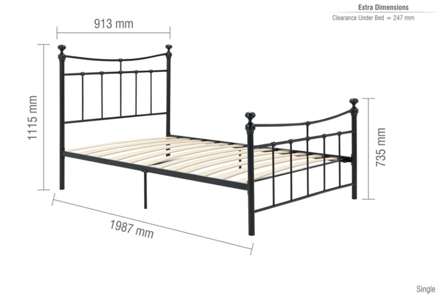 Emily Metal Bed