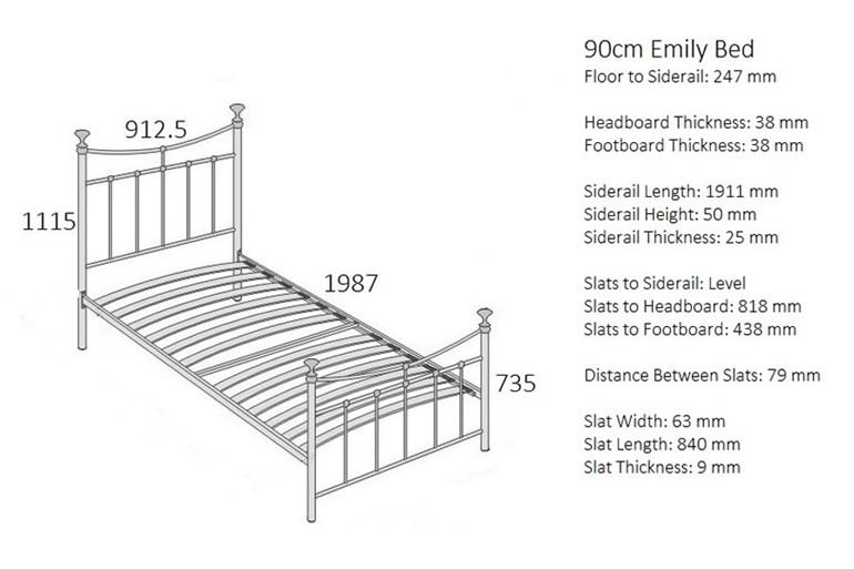 Emily Metal Bed