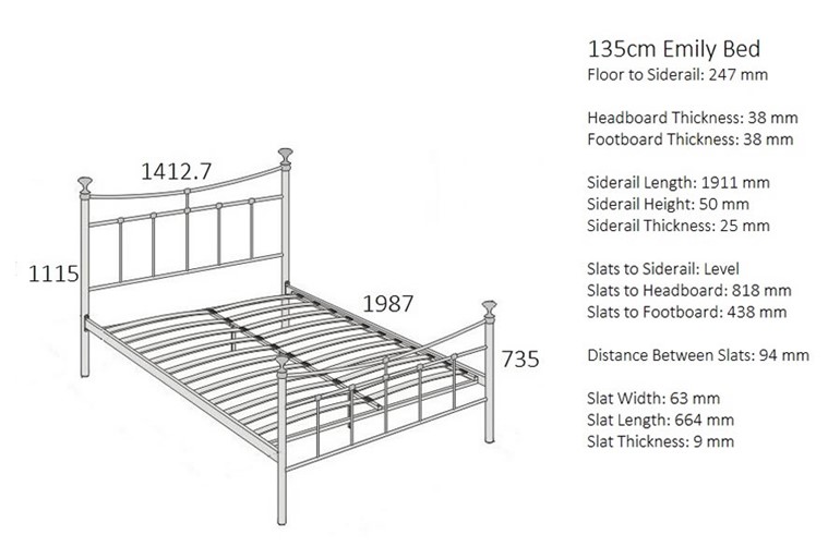 Emily Metal Bed