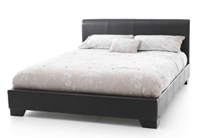 Real Leather Faux Leather Bed Frames