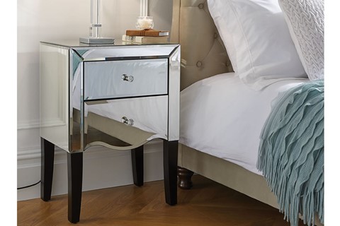 Palermo 2 Drawer Bedside