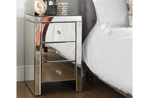 Seville 3 Drawer Bedside