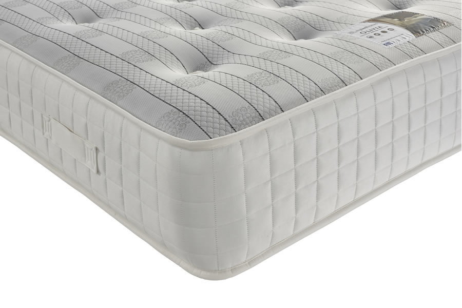 View 1000 Individual Pocket Sprung Medium Feel Mattress HypoAllergenic Fillings Hand Made Tufted All sizes Single Double King information