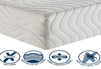 Premium Memory Foam - 4'0'' Small Double Premium 5cm 13 up to stones