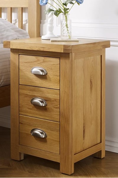 Woburn 3 Drawer Bedside