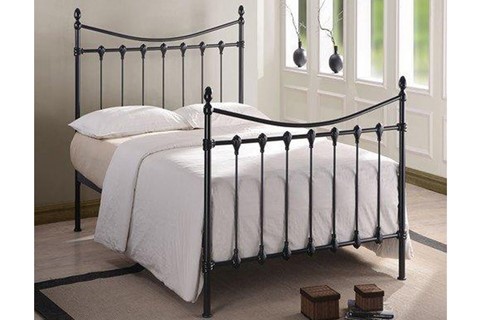 Florida 3'0'' Single Black Metal Bed Frame