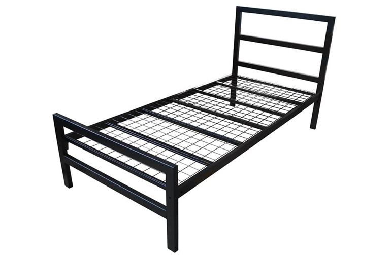 Eaton Simplistic Metal Bed Frame, Metal Single Bed Frame Uk