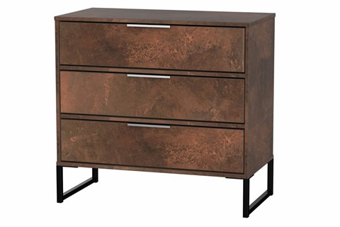 Diego Copper 3 Drawer Chest