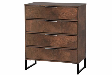 Diego Copper 4 Drawer Chest