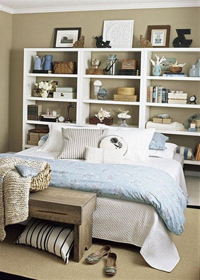 bookshelf headboard