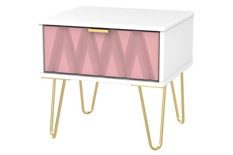 Diamond 1 Drawer Locker - Pink 