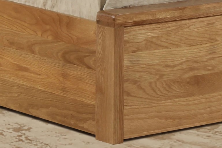 Modena Solid Oak Ottoman