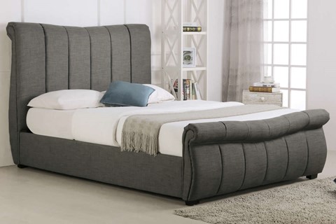 Bosworth Fabric Ottoman - King 5'0'' (150cm) Grey 
