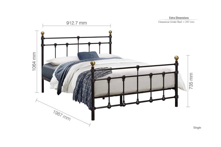 Atlas Metal Bed Frame