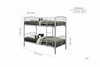 Corfu Metal Bunk Bed