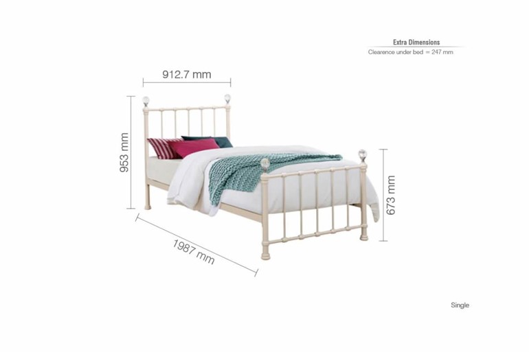 Jessica Metal Bed