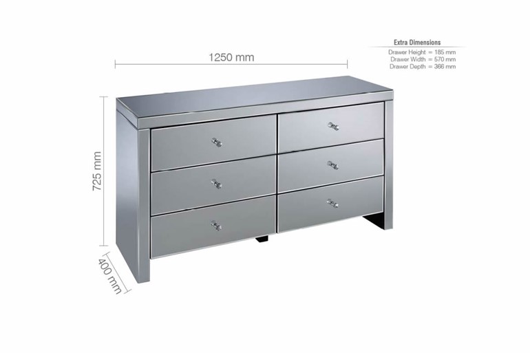 Seville 6 Drawer Chest