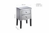 Palermo 2 Drawer Bedside