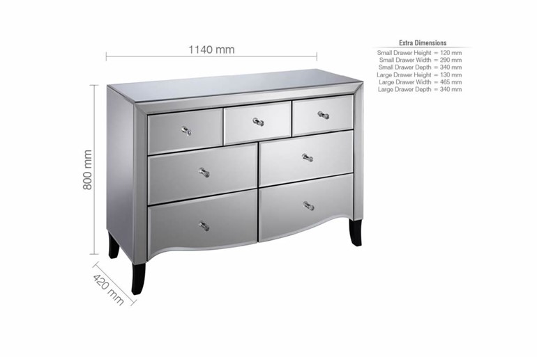 Palermo 3 & 4 Drawer Chest