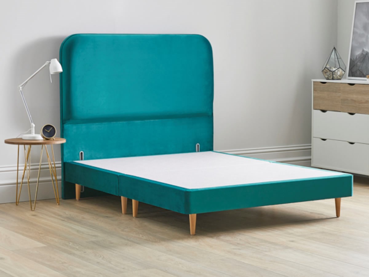 Green Double 4'6'' Low Leg Base Divan