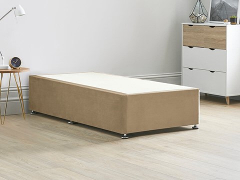 Platform Top Divan Bed Base - 3'0'' Standard Single Latte