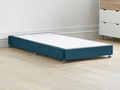 Low Divan Bed Base on Chrome Glides - 3'0'' Standard Single Marine 