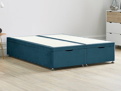 Ottoman Storage End Lift Divan Bed Base - 5'0'' King Size Marine 