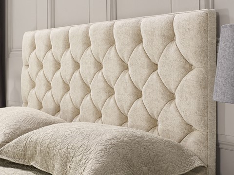 Manhatten Headboard - Small Single 2'6'' Oatmeal 