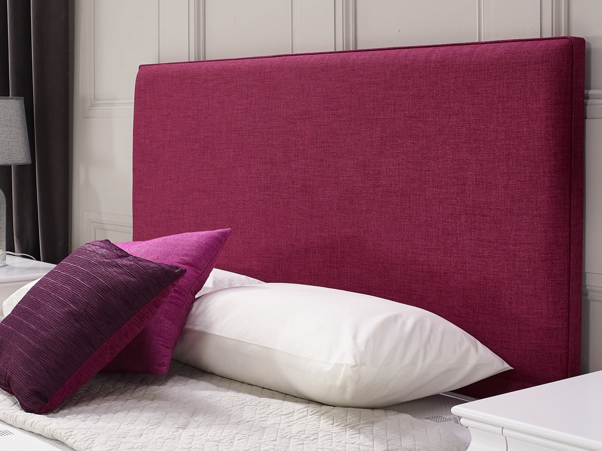 Sapphire 2'6'' Small Single Rectangular Headboard Fabric Upholstered