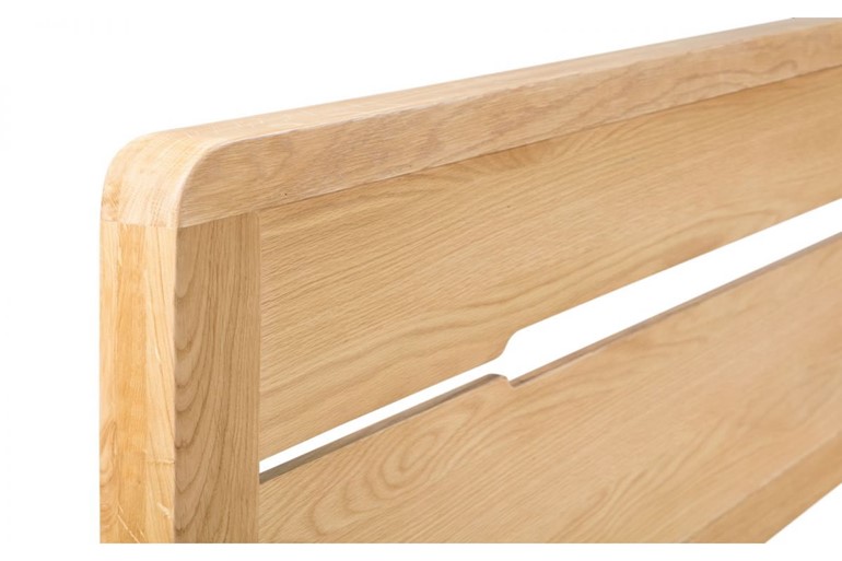 Curve White Oak Bed Frame