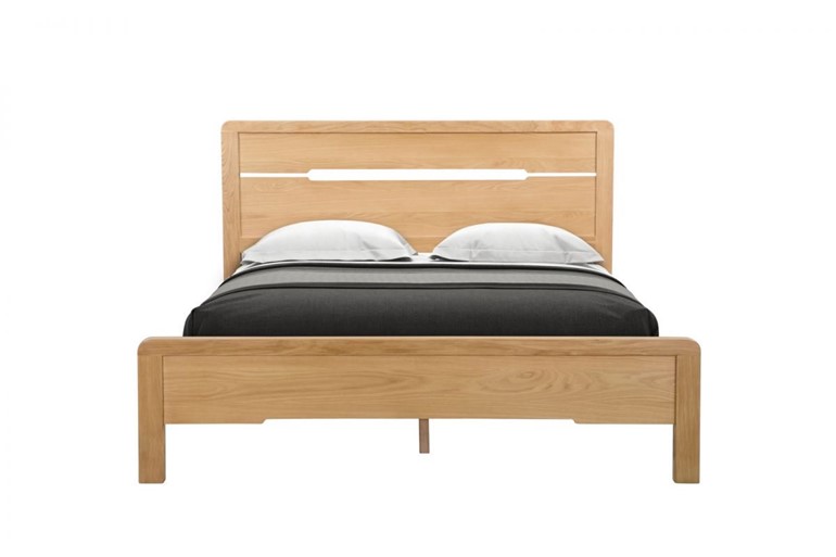 Curve White Oak Bed Frame