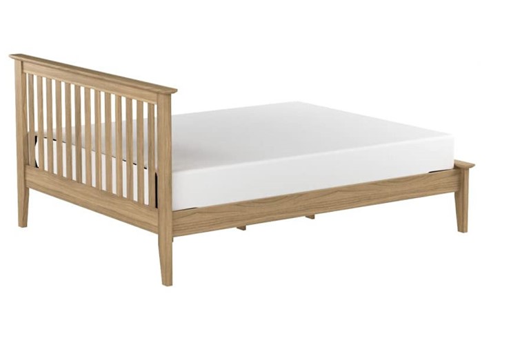 Salerno Solid Oak Shaker Bed