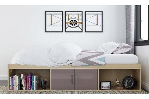 Dakota Cabin Bed - Grey 