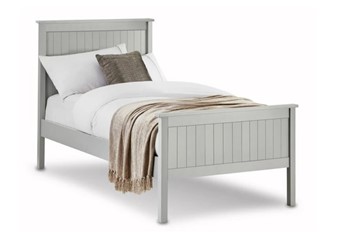 Maine Grey Wooden Bedframe - 3'0'' Single 