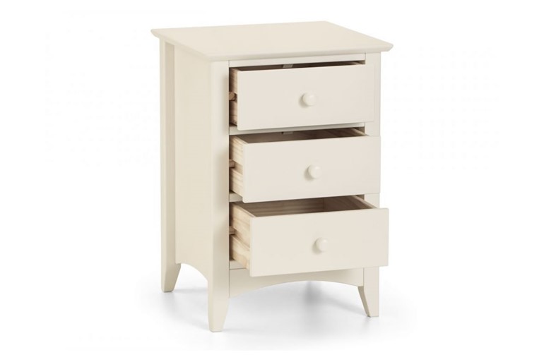 Cameo 3 Drawer Bedside