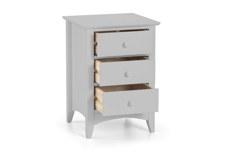 Barcelona 3 Drawer Bedside